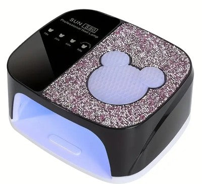 168W Rechargeable Cartoon Gel Polish Fast Drying Nail Lamp SUN S80 36 Leds 2 in 1 Electric UV LED Nail Dryer With Diamond